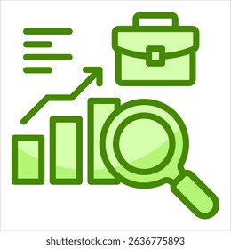 Business Forecast Icon Element For Design