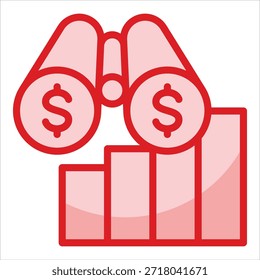 Elemento De Ícone De Previsão Comercial Para Design