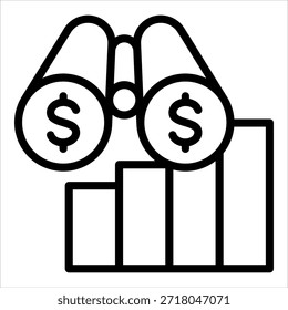 Elemento De Ícone De Previsão Comercial Para Design