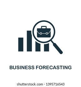Business Forecasting icon. Creative element design from business strategy icons collection. Pixel perfect Business Forecasting icon for web design, apps, software, print usage.