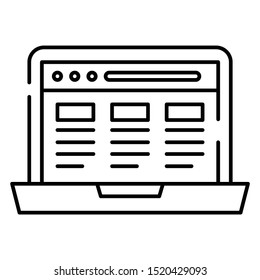 Business Functional Analysis and assessment vector icon concept