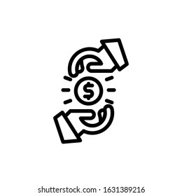  Business, funds icon, elements of Business and Financial icon set, premium line icon for web design and app development