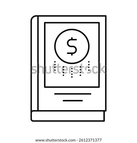 business genre line icon vector. business genre sign. isolated contour symbol black illustration