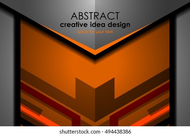 Business Geometric Abstract Backgrounds, vector illustration