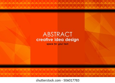 Business Geometric Abstract Backgrounds, vector illustration