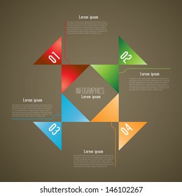 Business geometric design layout