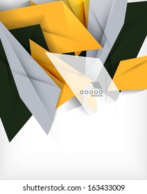 Fondo abstracto de forma geométrica de negocios