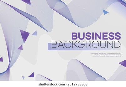 Diseño de fondo de folleto de geometría empresarial