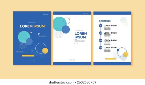 Business geometry Report and Presentation Templates