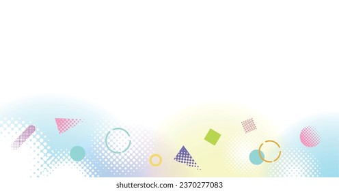 Business geometry simple illustration background
