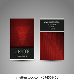 Business or Gift Card with Lines