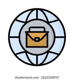 Elemento Business Global Icon para Design