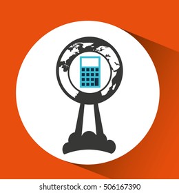 business global start up account icon vector illustration eps 10