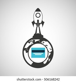 business global start up icon banking vector illustration eps 10