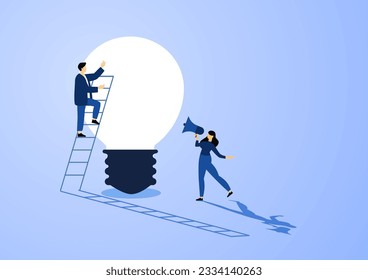 Business goal achievement, Career ladder progress and advancement, Professional competition, Success in business. Vector illustration flat