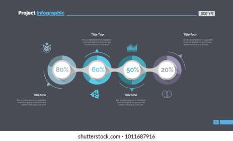 Business Goal Achievement Slide Template Stock Vector (Royalty Free ...