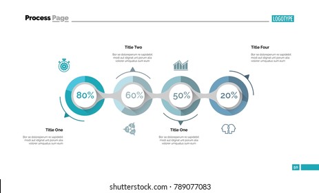 Business goal achievement slide template