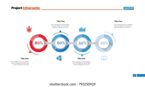 Business goal achievement slide template