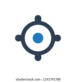 Business goal icon