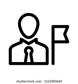 business goal icon or logo isolated sign symbol vector illustration - high quality black style vector icons
