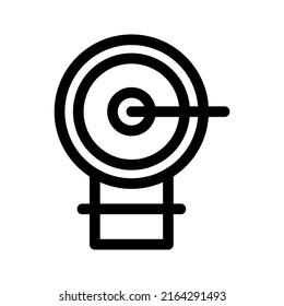 business goal icon or logo isolated sign symbol vector illustration - high quality black style vector icons

