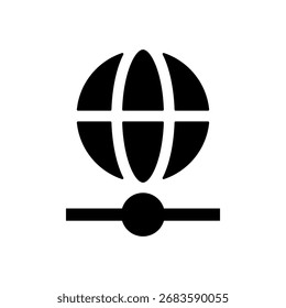Icono de relleno sólido de objetivo de negocio