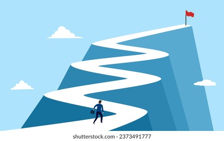 Business goal and vision vector concept. Symbol of ambition, success and achievement.