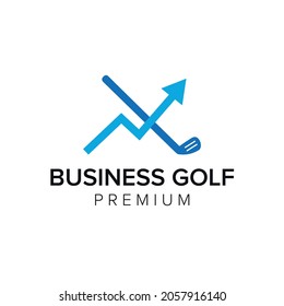 business golf logo icon vector template