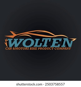 Business Gradient Car Logo Design