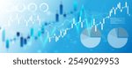 Business graph analysis concept background image, stock market rise and finance