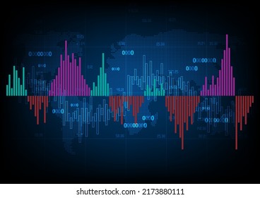 
Business graph background image and chart interface business and commerce concept. 3d rendering