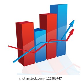 Business graph and chart