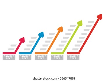 Business graph chart. Abstract illustration for your presentation.