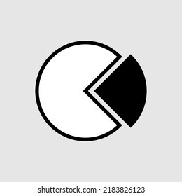 Gráfico comercial e icono de gráfico. Icono de estadísticas y análisis. Estadística y datos, dinero, diagrama gráfico. Ilustración vectorial aislada en el fondo.