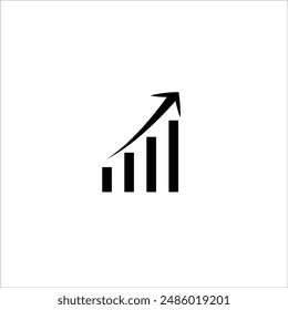 Business graph chart stock icon