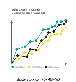 business graph and chart vector