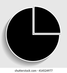 Business graph icon