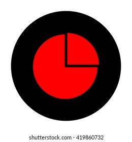 Business graph icon