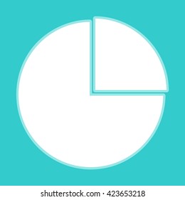 Business graph icon