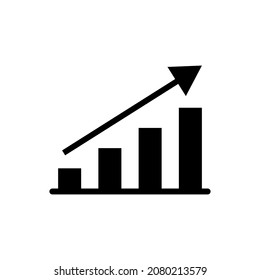 Business graph icon for apps and web sites