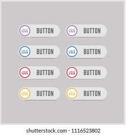 Business graph icon - Free vector icon