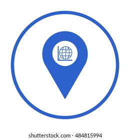 Business graph icon. Vector.