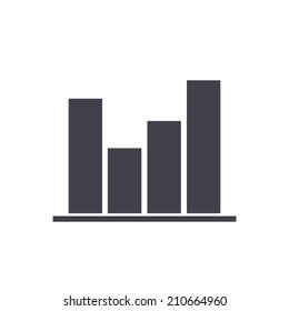 business graph icon , vector illustration