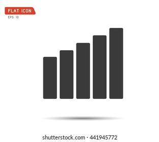 Business graph Icon Vector, logo eps illustration