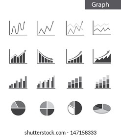 Business graph icons