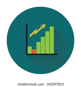 Business graph icons.