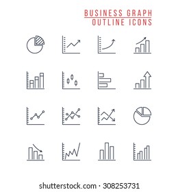 Business Graph Icons