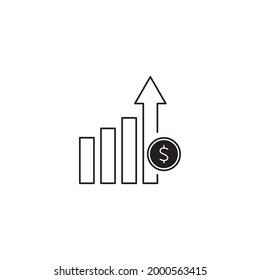 Business graph icons symbol vector elements for infographic web