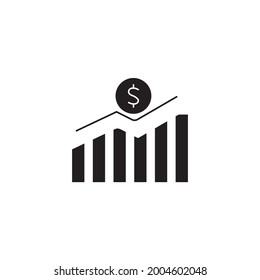 Business graph icons symbol vector elements for infographic web