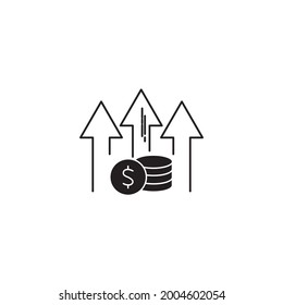 Business graph icons symbol vector elements for infographic web
